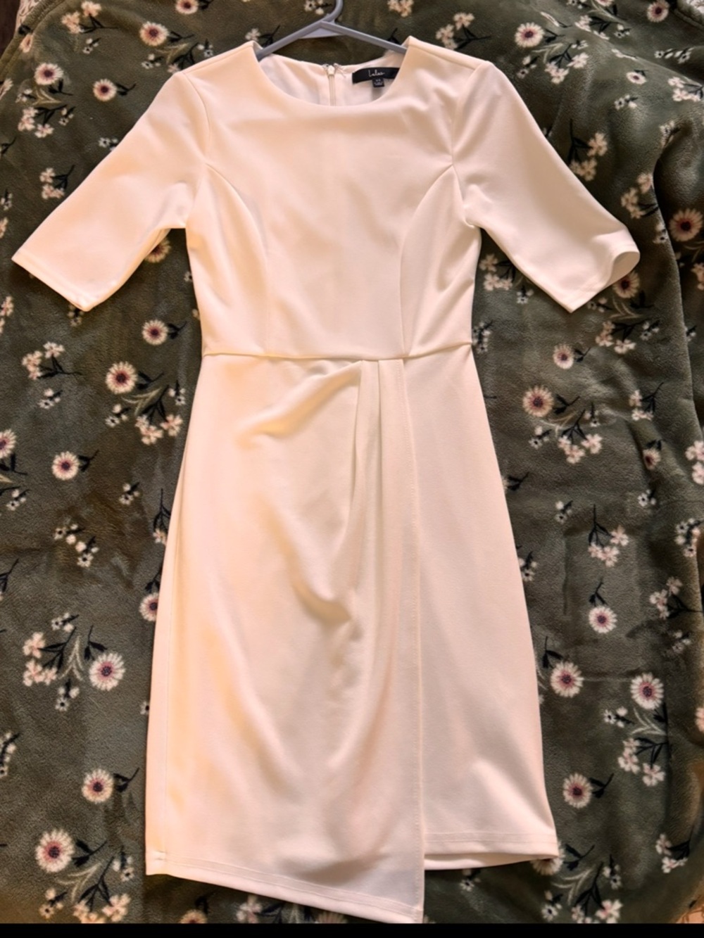 Lulu’s Westwood White Half Sleeve Sheath Dress - Picture 2 of 3